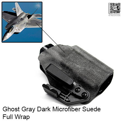 ghost gray dark microfiber suede liner