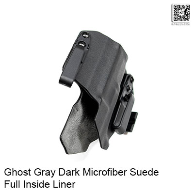 ghost gray dark microfiber suede liner