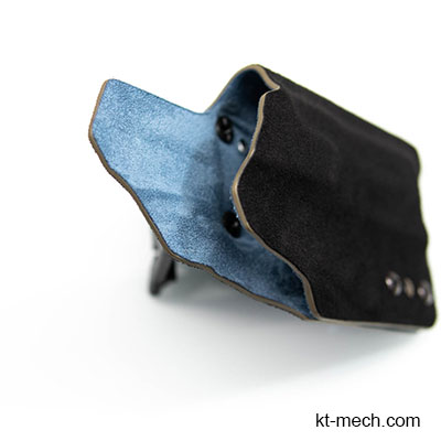 Deep Black Microfiber Suede