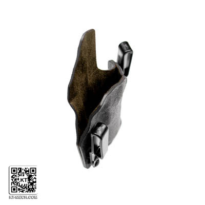 Ghost Gray Dark Microfiber Suede